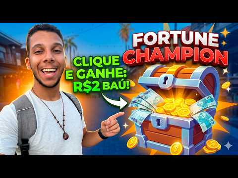 Saque R$2,00 Jogue e Ganhe Pix💰 APP de Renda Extra 🤑 App Fortune Champion Paga Mesmo