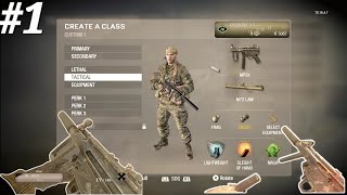 M16 and Mp5k [Level 1 to Max] -Black ops 1 (1)