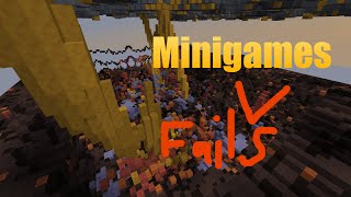 MINECRAFT MINIGAMES #1 'THE FAIL COMPILATION'