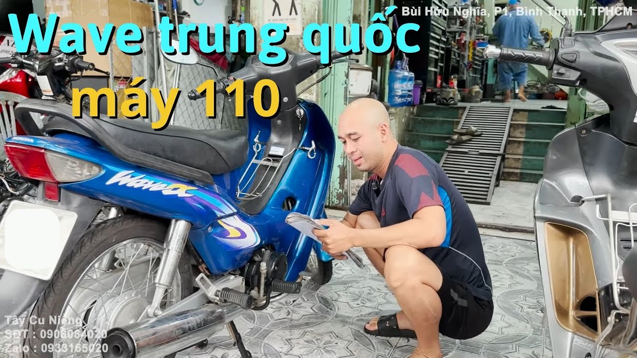 Wave Trung Quốc làm lại toàn bộ DÀN CHÂN NHẬT lên máy 110 rút tay Dream cho em trai