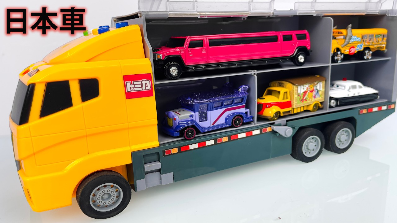 [トミカ]☆世界の高級な車のミニカーを開封してコンボイへ収納☆ホンダ sprunki｜Tomica "World's Luxury Car" minicars opening!