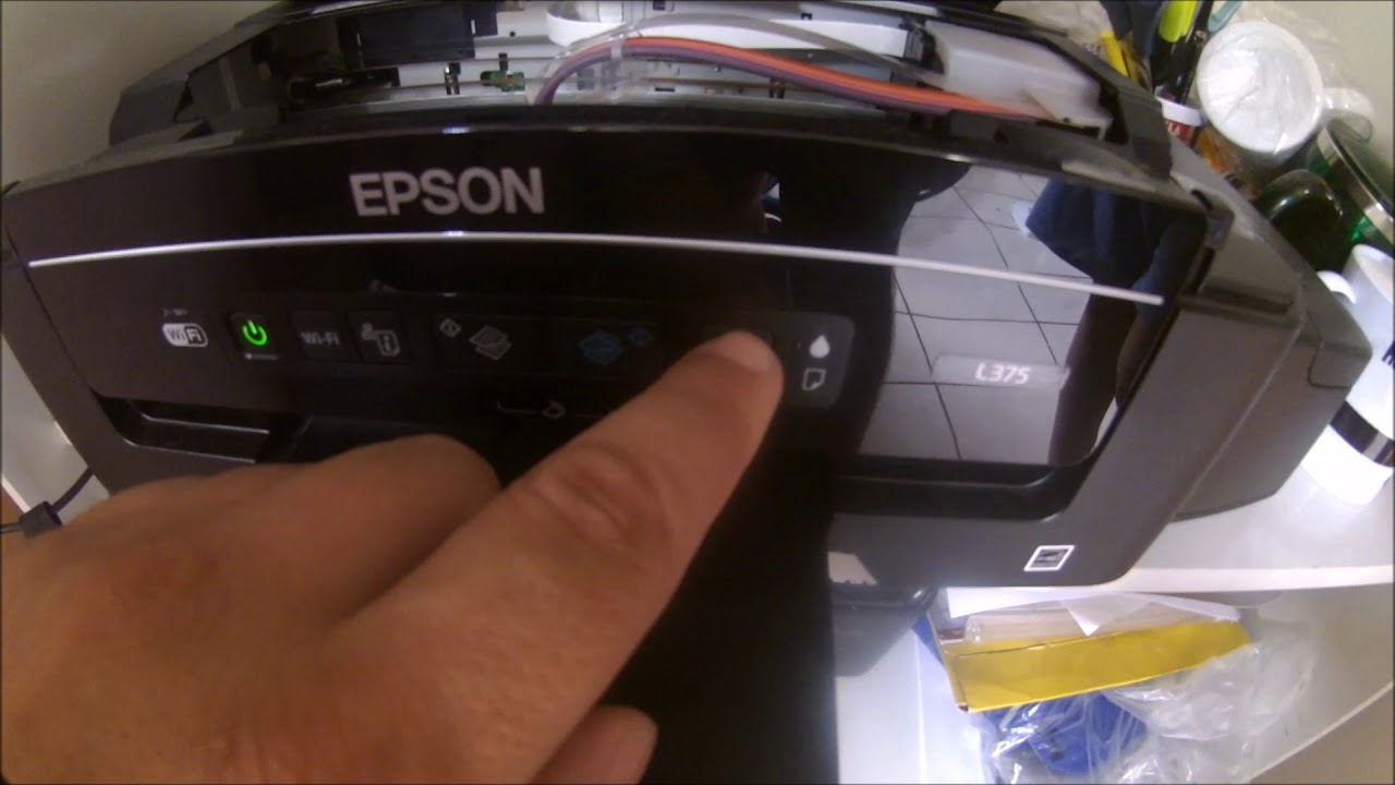 Como Limpar o Cabeçote da Impressora EPSON L375/L395 pelo painel sem ...