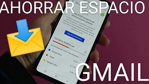 ¿Cómo puedo liberar espacio de Gmail en mi celular?