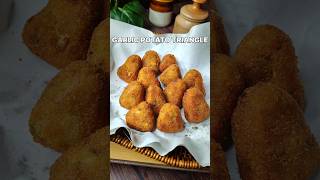 Garlic Potato Triangle Recipe Crispy Potato Triangle Snack Easy Garlic Potato Bites shorts
