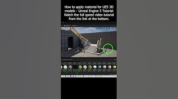 How to apply material for UE5 3D models - Unreal Engine 5 #Tutorial #ue5 #unrealengine #material