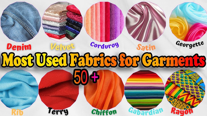 ✂️ 42 Fabric Types - Material for Sewing