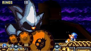 16 Bit Silver Sonic over Metal Sonic | Sonic Mania PLUS Mods ❄ Walkthrough