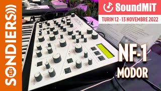 [SOUNDMIT 2022] Découverte du MODOR NF-1 - synthétiseur virtual analog numérique (+ DEMO)