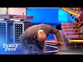 Steve Harvey completely LOSES IT over Mac's answer! | Family Feud