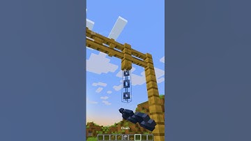 How to build a realistic Swing in Minecraft! 😍👌 #shorts