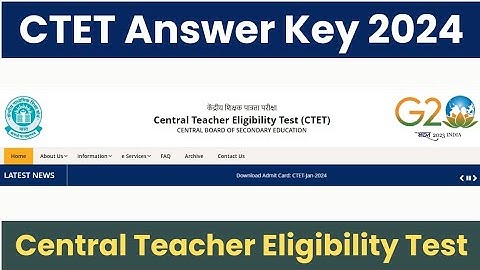 CTET Answer Key kaise Download Kare | CTET Answer Key 2024 | CTET Result date 2024 #ctet answer key