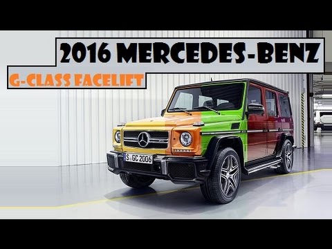 2016 Mercedes-Benz G-Class Facelift, upgraded suspension ...