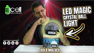 Player Profile LED Crystal Magic Ball | The Famous Party Light and Bluetooth Speaker