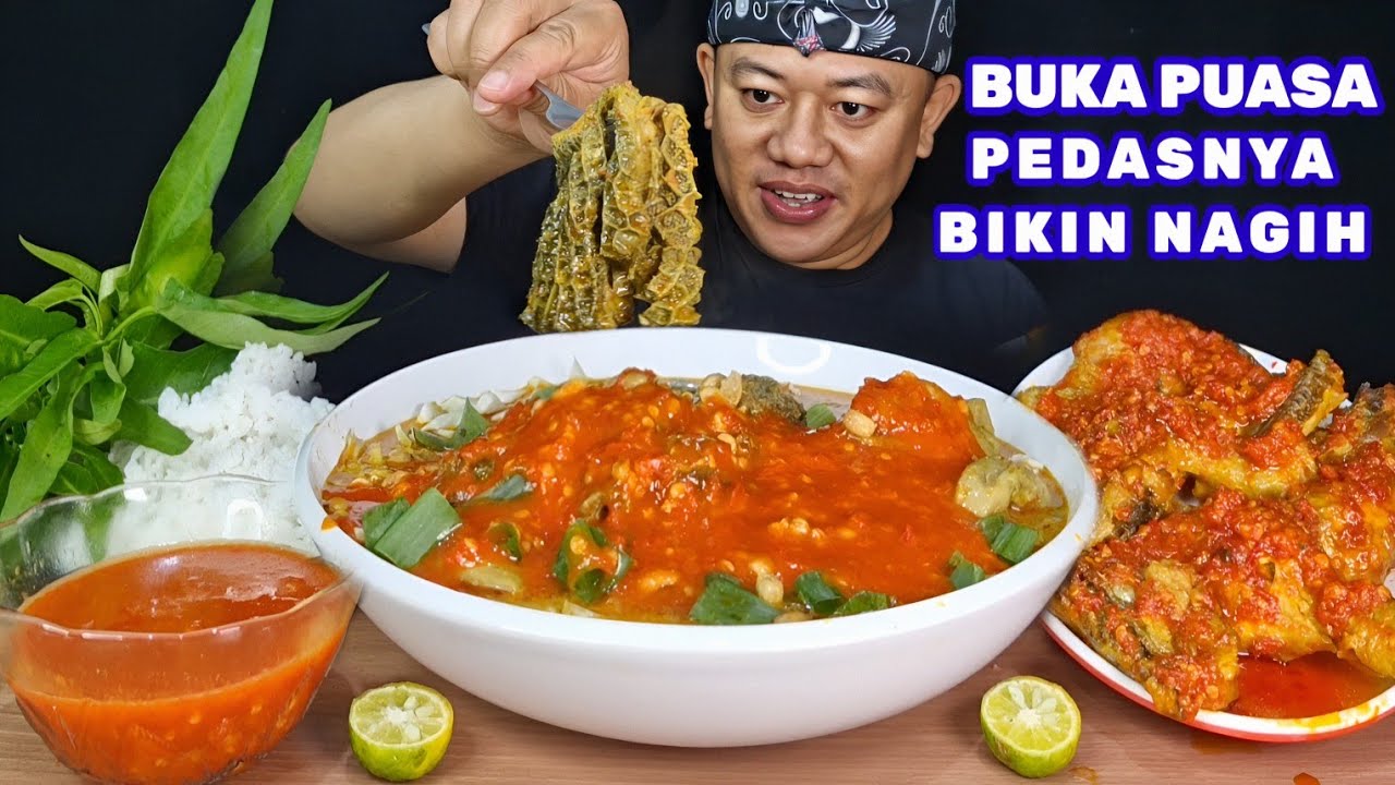NGEUNAH PEDAS NYA NAGIH ⁉️ MAKAN SOTO BABAT AYAM RICA RICA LALAPAN KANGKUNG MENTAH 