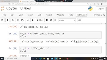 Multivariate chain rule using python