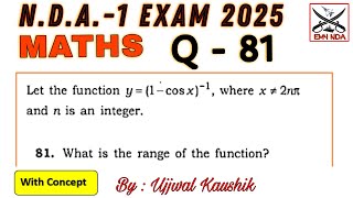Let the function y = (1 - cosx)^(-1), where x ≠ 2nл and n is an integer. What is range of function?