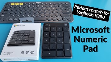 The best wireless numeric keypad — Microsoft Number Pad