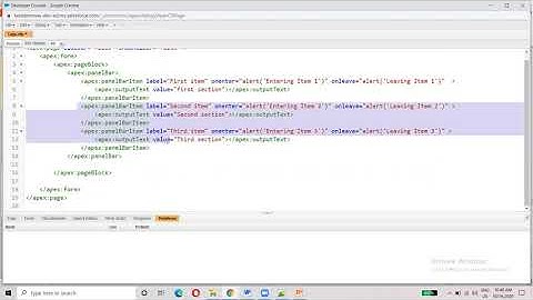 PanelBar tag and Panelbaritem tag in visualforce page with example in tamil