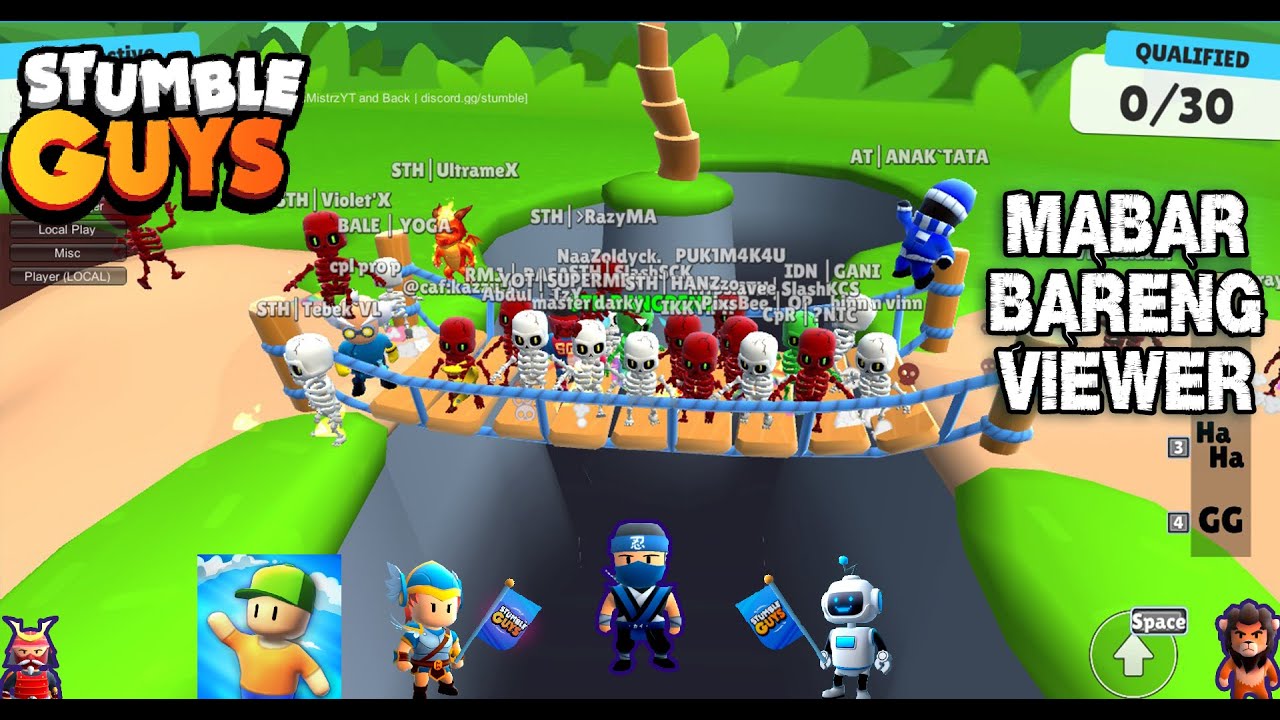 LIVE STUMBLE GUYS KAPAN UPDATE? MABAR BARENG BANGDENS 353 YouTube