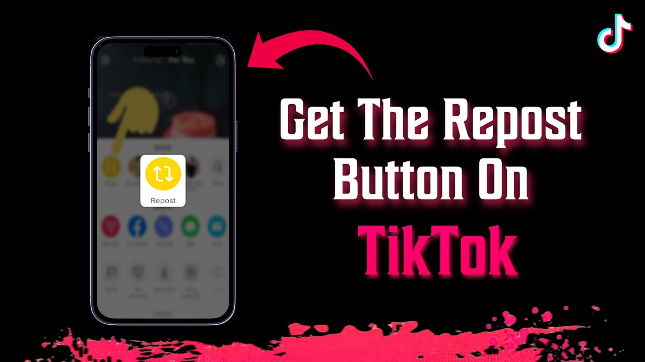 How To Get The Repost Button On TikTok Step By Step YouTube