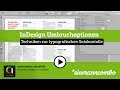 InDesign: Typografische Satzkontrolle mit Umbruchoptionen