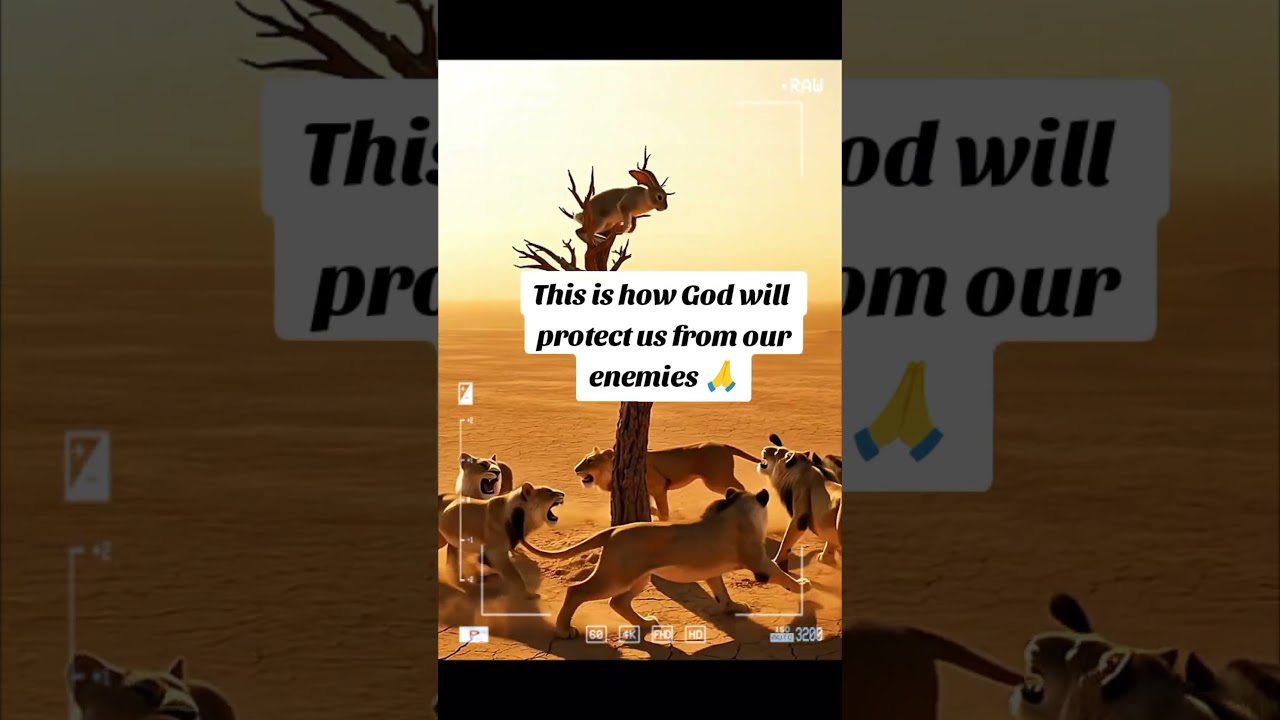 This is how God will protect us from our enemies 🙏 