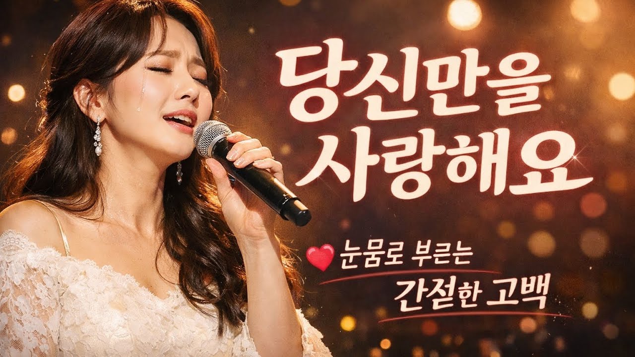 당신만을 사랑해요 💔｜여성보컬 눈물 트로트｜들으면 가슴이 먹먹해집니다