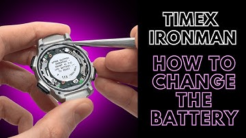 Timex Ironman Watch Battery Replacement CR2016 & AC Reset