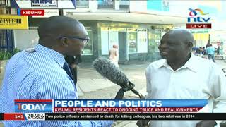 Kisumu residents react to ongoing political truces and realignments