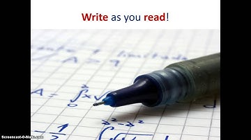 Reading a Math Textbook