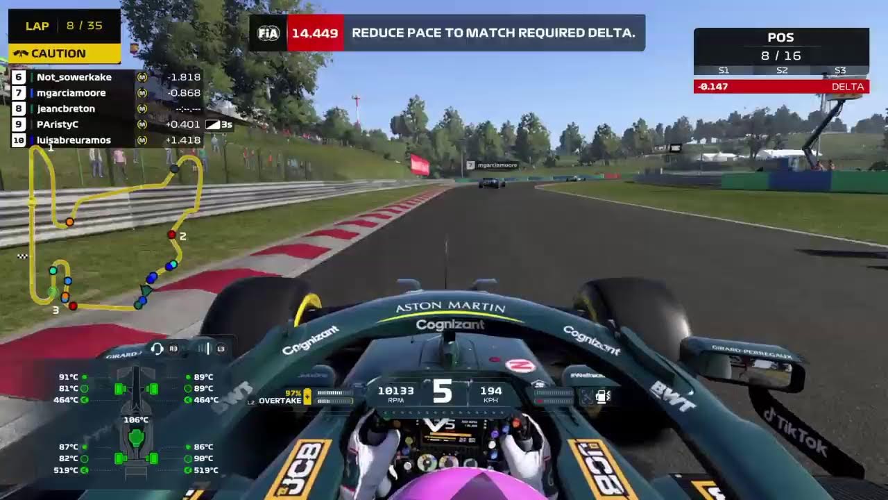 On Board Jean Breton: 19/04/22 GP3 - Hungría (GPeSportsRD) - Jeancbreton