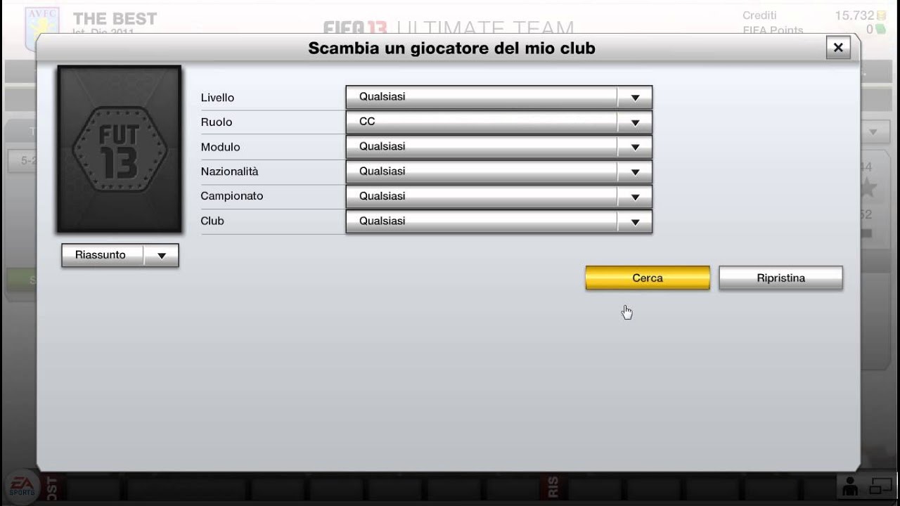 Squadra economica Seria A