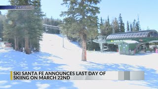 Ski Santa Fe closes early for the season amid warmer temperatures