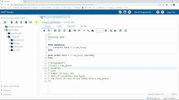 SAS BASE 010 Proc dataset run flow