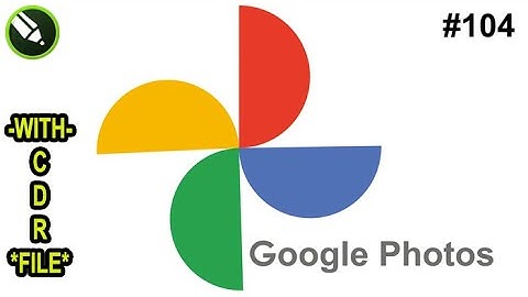 Corel Draw में Google Photo Logo कैसे बनाएं corel से || How To Make G Photo Logo in CorelDraw #104