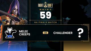 NA Finals Match | Deadlock Night Shift #59 | Melee Creeps vs NA Challenger News