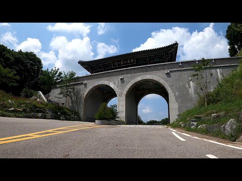 지리산국립공원 백무동시외버스터미널 - 오도재 - 함양읍내 간 외부 주행영상 (Gopro Hero 8 Black)