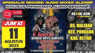 [LiVE] WONGE ARYO BUDOYO Maliran Ponggok Blitar @yusfaasik