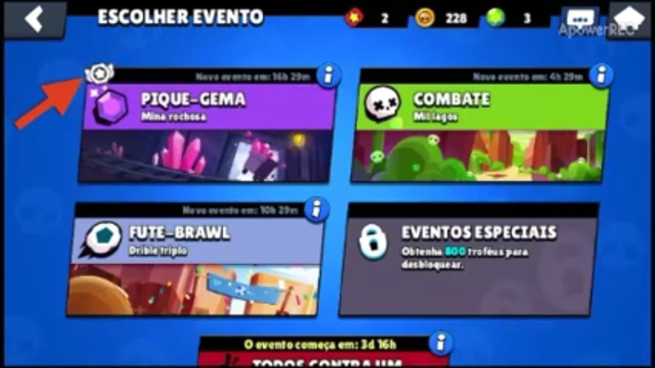 Como Ganhar Ficha Estrela No Brawl Stars Youtube - quantos trofeus pra liberar os eventos especiais no brawl stars