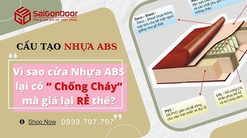 ✅ Cấu tạo của Cửa nhựa ABS Hàn Quốc | cửa nhựa Hàn Quốc | cửa nhựa giả gỗ