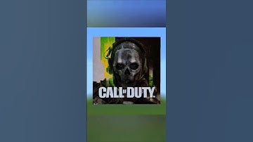 Brawl Stars & COD Pixel Art Minecraft #Shorts