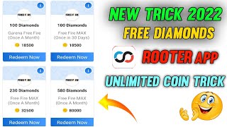 Rooter App Se Free Fire Me Diamond Kaise Le Live Proof 2022 | Rooter App Free Fire Diamond free screenshot 1