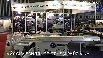 Máy cắt ván bàn trượt  2 lưỡi cắt MFC MDF LAMINATE