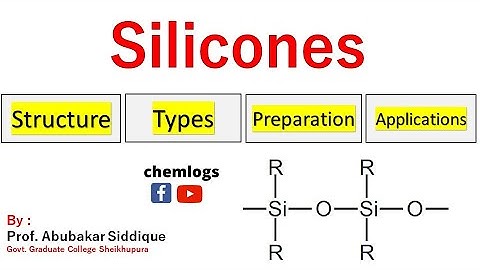 Silicones : Structure , Types , Preparation , Applications