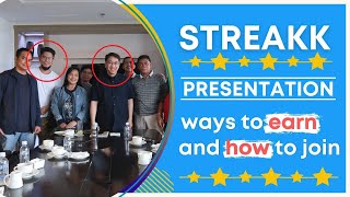 STREAKK Blockchain Presentation - How To Join & The Ways To Earn screenshot 1