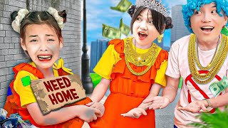 Rich Doll vs Poor Doll Story | Funny Story About Baby Doll Family | Piz Green