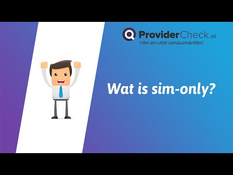Video: Wat betekent Sim-only?