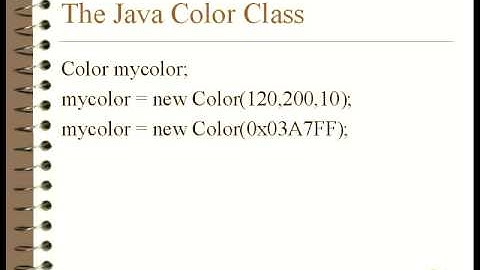 java Selecting Colors.mov
