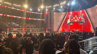 WWE Day 1 Opening Pyro & Live Crowd Reaction Jan. 1, 2022