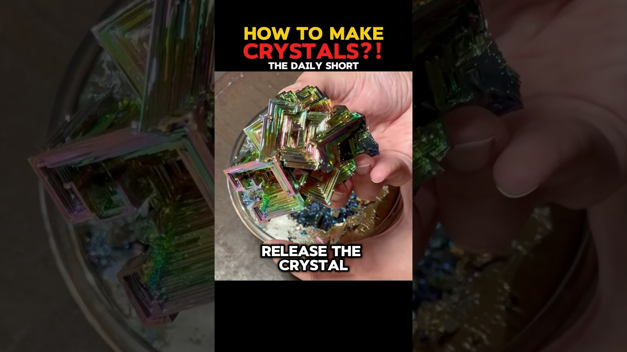 Как сделать кристалл с висмутом! - Превращение висмута!